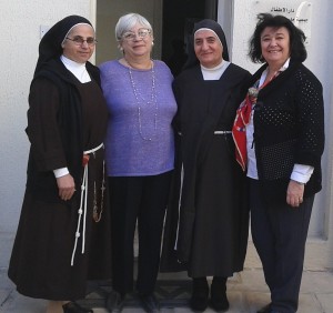 cu sora Khalida si sora Wardeh la aşezamintul St Vincent de Paul Jordanie