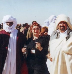 Cleopatra Lorinţiu şi guvernatorii tuaregi,Libia ,decembrie 2004